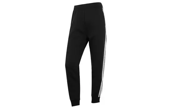 Трикотажные спортивные штаны женские черные Adidas