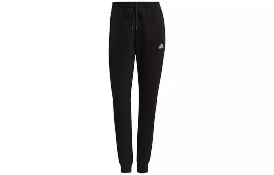 Трикотажные спортивные штаны женские черные Adidas