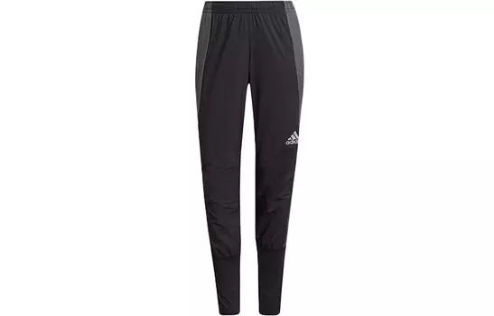 Трикотажные спортивные штаны женские черные Adidas