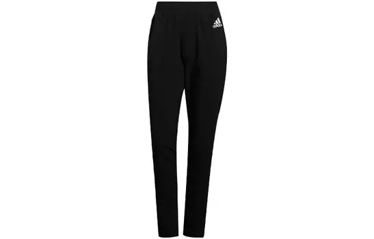 Трикотажные спортивные штаны женские черные Adidas