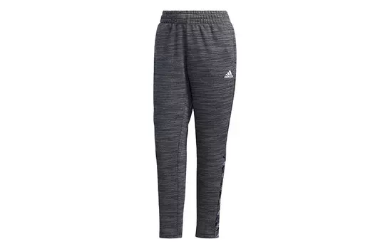 Трикотажные спортивные штаны женские черные Adidas