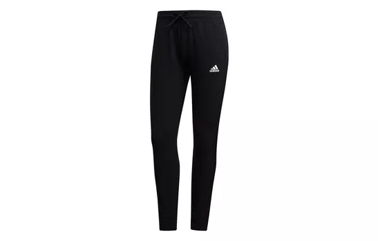 Трикотажные спортивные штаны женские черные Adidas