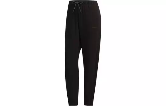 Трикотажные спортивные штаны женские черные Adidas