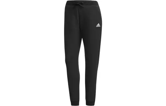 Трикотажные спортивные штаны женские черные Adidas