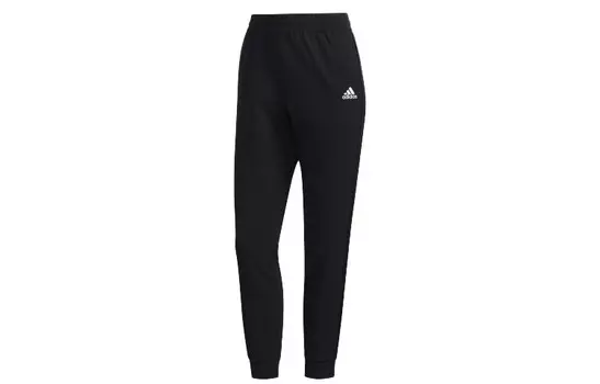 Трикотажные спортивные штаны женские черные Adidas