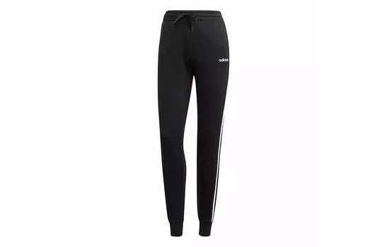 Трикотажные спортивные штаны женские черные Adidas