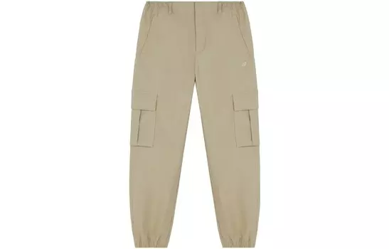 Трикотажные спортивные штаны женские цвета хаки New Balance