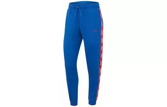 Трикотажные спортивные штаны женские синие Nike