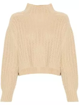 Трикотажный кардиган Max Mara, серый