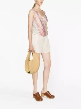 Трикотажный топ с завязками Missoni, розовый