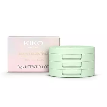 Трио теней с разным финишем обрети второе дыхание Kiko Milano Beauty Essentials, 3 гр