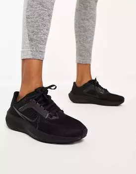 Тройно-черные кроссовки Nike Air Zoom Pegasus 40