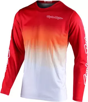 Джерси Troy Lee Designs GP Stain'd Мотокросс, красно-белые