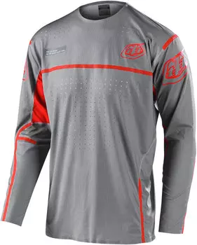 Джерси Troy Lee Designs Sprint Ultra Lines для велосипеда, серо-розовые