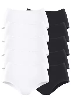 Трусики 10 PACK LASCANA, черный