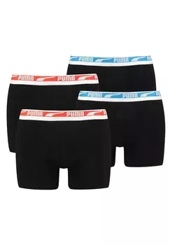 Трусики 4 PACK Puma, цвет blue red combo