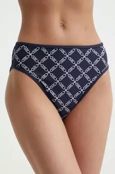 Трусики бикини HIGH LEG BOTTOM MICHAEL Michael Kors, темно-синий