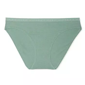 Трусики-бикини Victoria's Secret Stretch Cotton, светло-зеленый