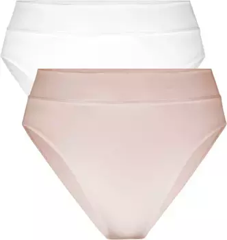 Трусики CALIDA "Elastic Duopack" (2 шт. в упаковке), с широким мягким поясом, розовый