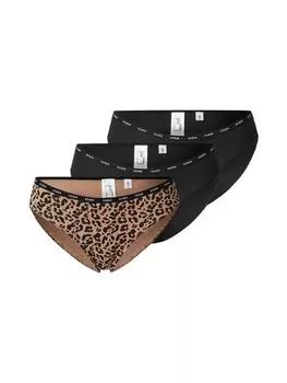 Трусики GUESS, цвет Light brown/Black
