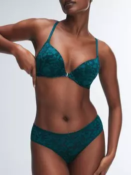 Трусики-хипстеры Savage X Fenty Lavish Lace, цвет Green Demeanor