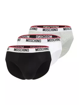 Трусики Moschino, серый/черный/белый