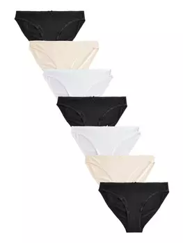 Трусики Next, цвет Beige/Black/White