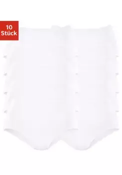 Трусики Petite Fleur (10 шт.) из эластичного хлопка, белый