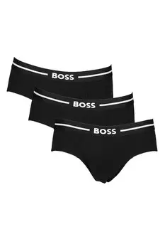 Трусики с логотипом - 3 пары Boss, черный