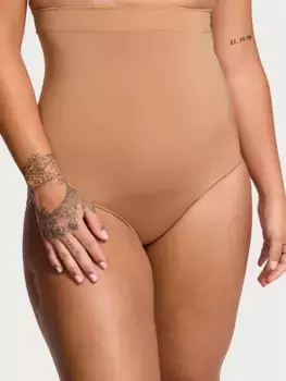 Трусики с высокой талией SeamlessShaping Victoria'S Secret, цвет Toffee