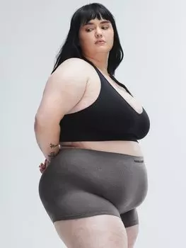 Трусики Savage X Fenty Seamless Boy Short, цвет Dark Platinum Grey
