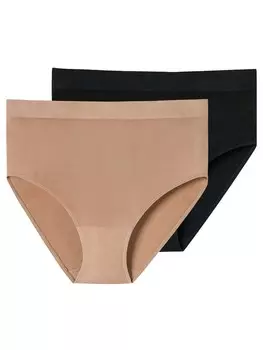 Трусики SCHIESSER Classic Seamless, цвет Nude/Black