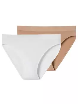 Трусики SCHIESSER, цвет Beige/White