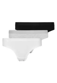 Трусики SNOCKS, цвет Light grey/Black/White