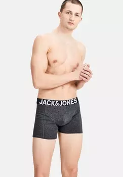 Трусики SOLID 5 ER Pack Jack & Jones, темно-серый