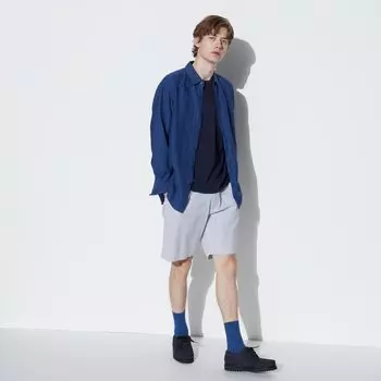 Трусики-стрейч Uniqlo Regular Flower, синий