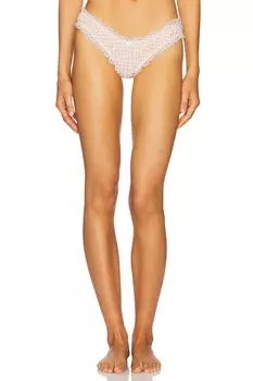 Трусики-стринги с рисунком "гиранда" For Love & Lemons, pink