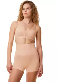 Трусики Triumph "Soft Sculpt Short Bandeau Short", бесшовные, бежевый