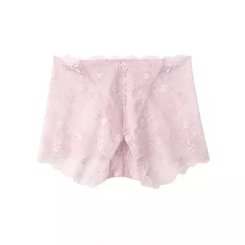 Трусики женские Muji кружевные, светло-розовый