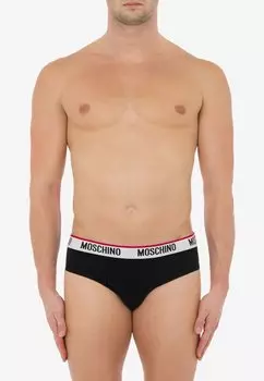 Трусы 2 ПАКЕТА MOSCHINO, черные