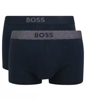 Трусы 2 шт. багажник 2р подарок моно Boss, синий