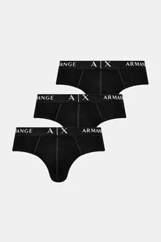 Трусы 3 шт Armani Exchange, черный