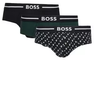 Трусы 3 шт. hipbr 3p смелый дизайн Boss, зеленый