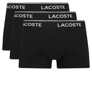 Трусы 3 шт. Lacoste, черный