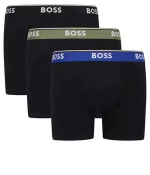 Трусы 3 шт. мощность Boss, черный