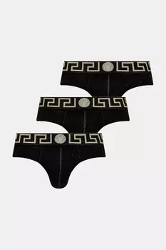 Трусы 3 шт Versace, черный