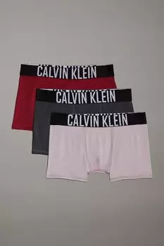 Трусы 3 шт в упаковке Calvin Klein, красный/белый/серый