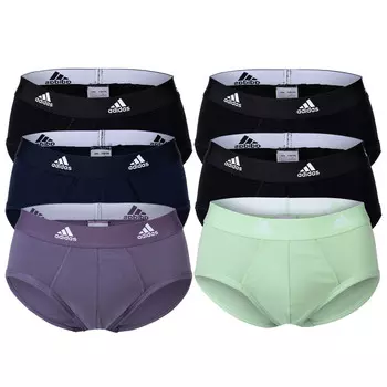 Трусы adidas 6er Pack, цвет Schwarz/Blau/Grn/Lila