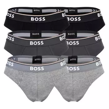 Трусы BOSS 6er Pack, серый