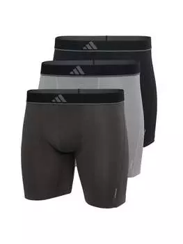 Трусы боксеры adidas, черный/серый